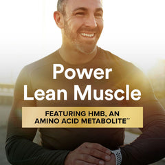 GNC Mega Men Ultra Testosterone liquid HMB capsule arrangement illustrating muscle support.
