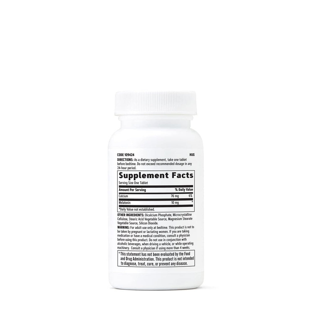 GNC Melatonin 10mg twin pack pills suitable for nightly use
