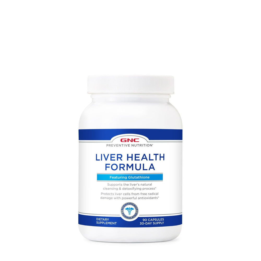 GNC Preventive Nutrition Liver Health Formula bottle with capsules for daily support