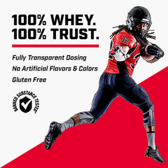 GNC Pro Performance 100% Whey Banana Cream mixer blending smoothly