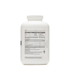 GNC Pro Performance Amino 3000 softgel bottle back label with servings and ingredients