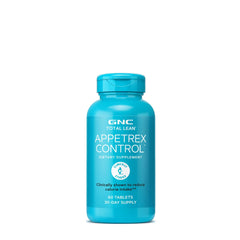 GNC Total Lean Appetrex Control bottle showing the product for calorie intake support.