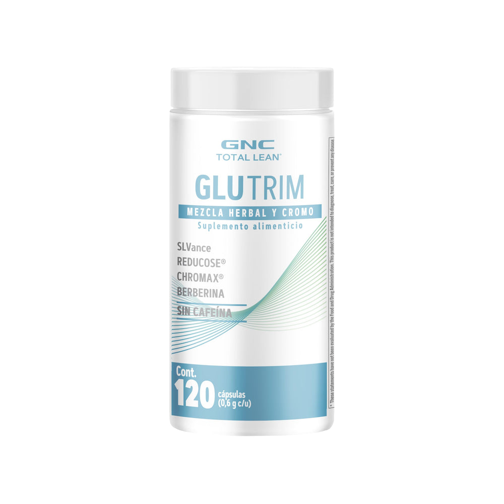 GNC Total Lean GlucaTrim packaging on shelf in store