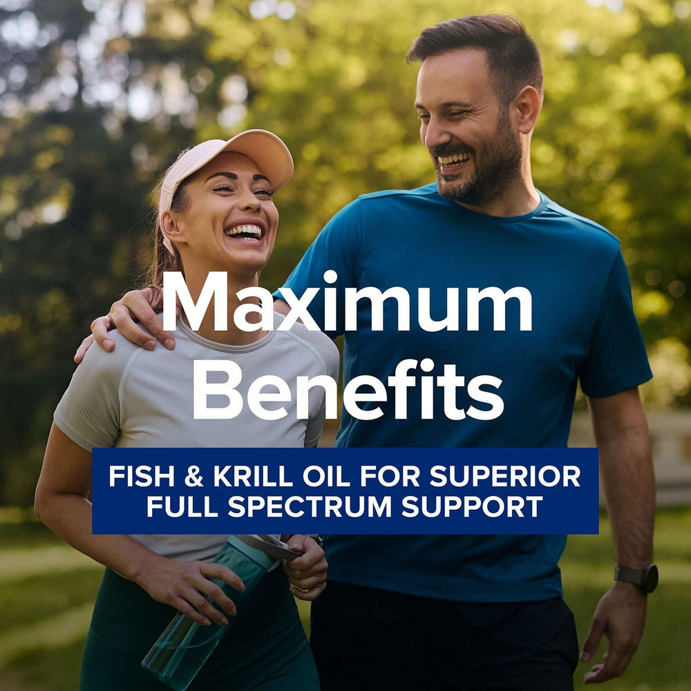 GNC Triple Strength Fish Oil Plus Krill Oil softgels close-up, enteric coating may reduce fishy burps