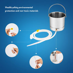 GNEGKLEAN enema kit at-home setup for private routines