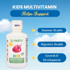 Go Healthy Kids bottle design enables easy mess-free vitamin time