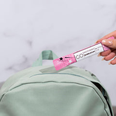 Go Mouthwash Bubblegum Packets' compact packaging fits lunch boxes and backpacks.