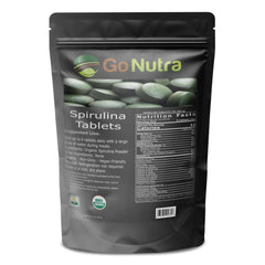 Go Nutra Spirulina tablets storage idea showing cool, dry place.