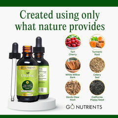 Go Nutrients Uriva Turmeric ingredient signals potential anti-inflammatory-inspired benefits.