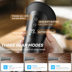 GOAKICHGO LED battery indicator helps track life and cleaning mode