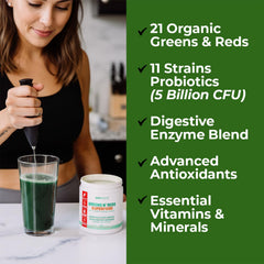 Gobiotix organic beet root powder jar emphasizing vibrant color and nutrition