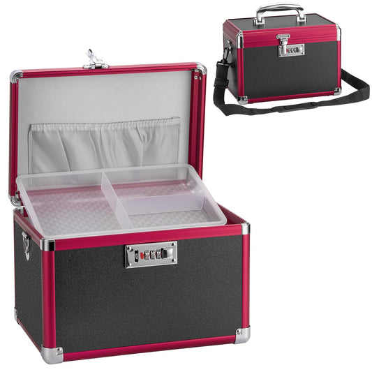 GODLONSEN Medicine Lock Box front view keeps meds organized and secure.