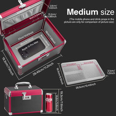GODLONSEN lock box with shoulder strap shown for portable use.