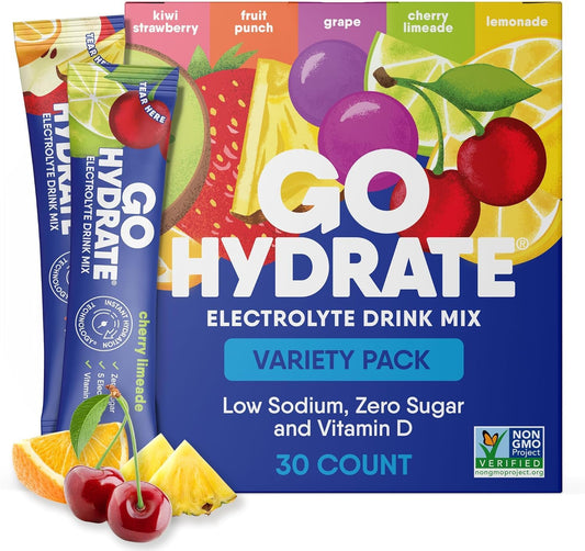 GoHydrate variety-pack-box: convenient hydration options for daily wellness.