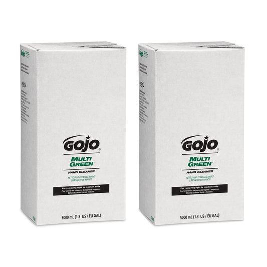 GOJO Multi Green hand cleaner gel citrus refill 2-pack for heavy soils