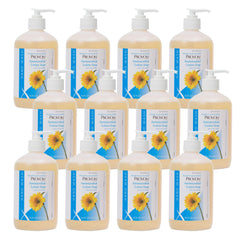GOJO Provon antimicrobial lotion soap in a 16 oz pump bottle for convenient handwashing.