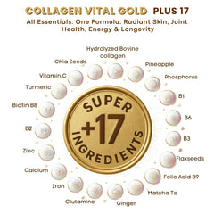 Gold Vital Life joint and bone support for mobility during workouts.