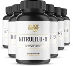 Golden After 50 NitrolFlo-9 pomegranate extract capsule improving circulation