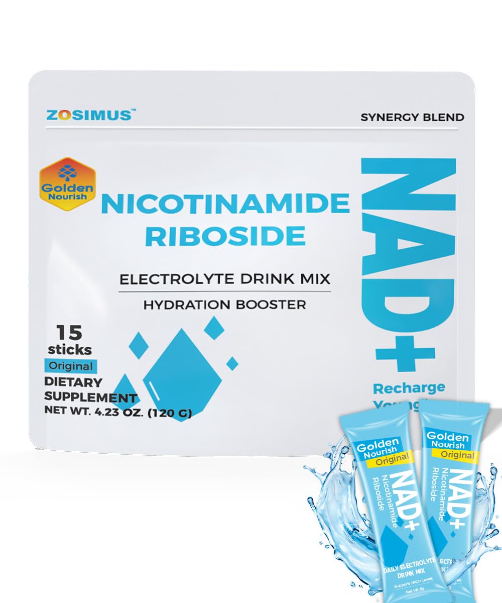 Golden Nourish Electrolytes Packets bottle pour supports rapid hydration after workouts.