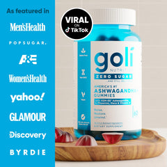 Goli zero sugar formula uses tapioca fiber and allulose for a clean label.