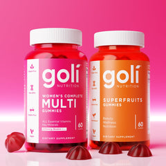 Goli 60-count pack front label signals generous daily supply