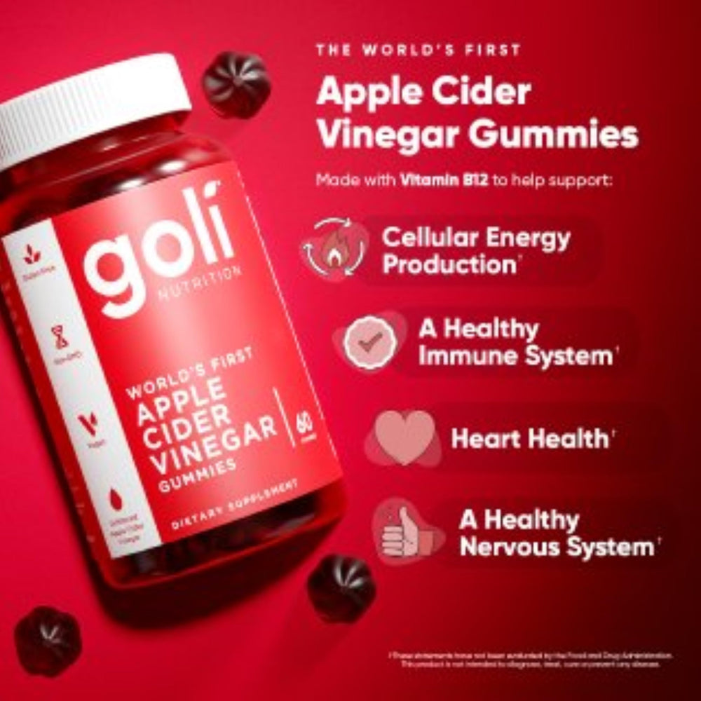 Goli Vitamins D2 and B12 bottle for everyday wellness.