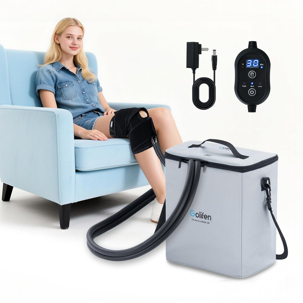 Golifen cold-therapy machine knee delivers targeted relief post-surgery.