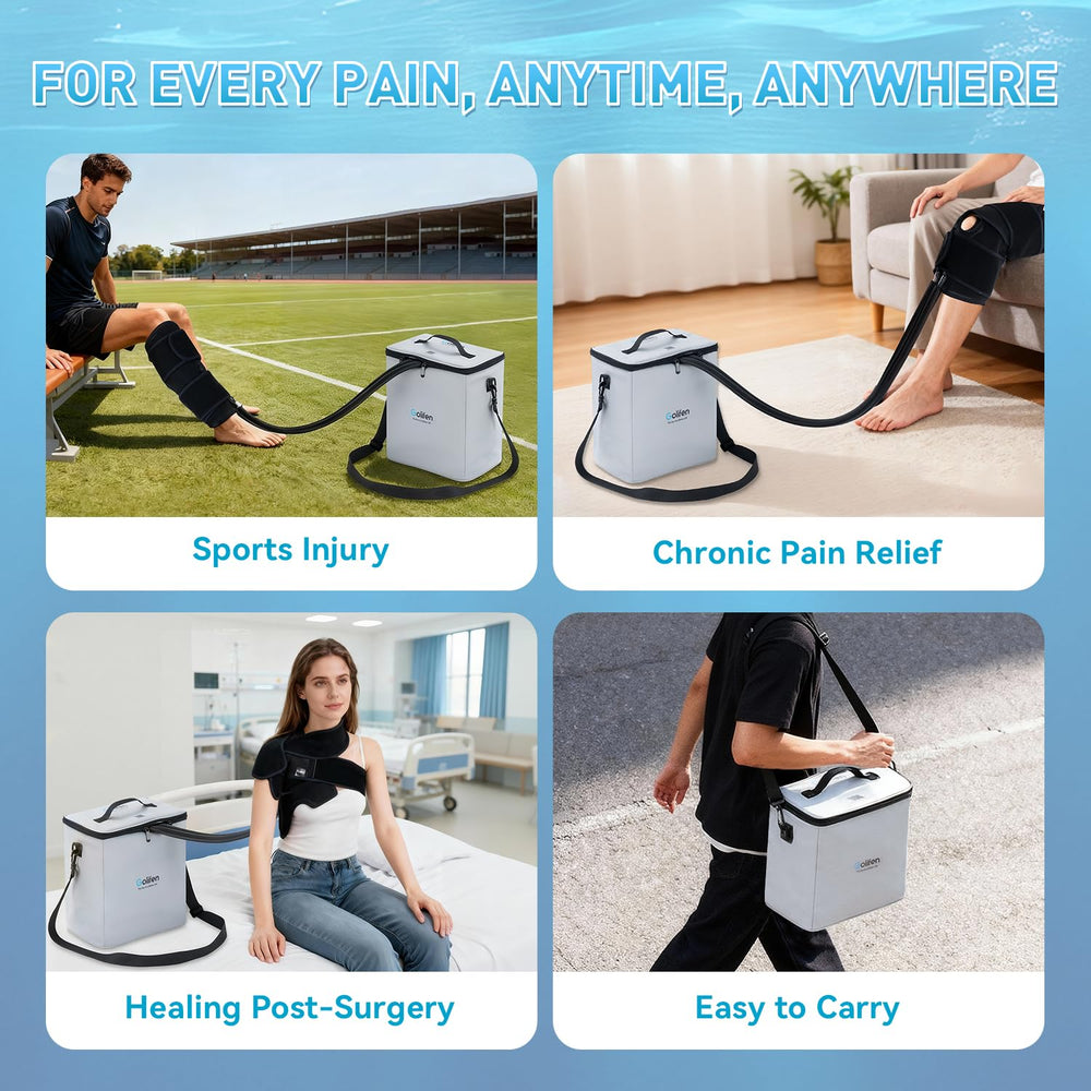 Golifen leak-proof design reduces spills during cooling therapy sessions.