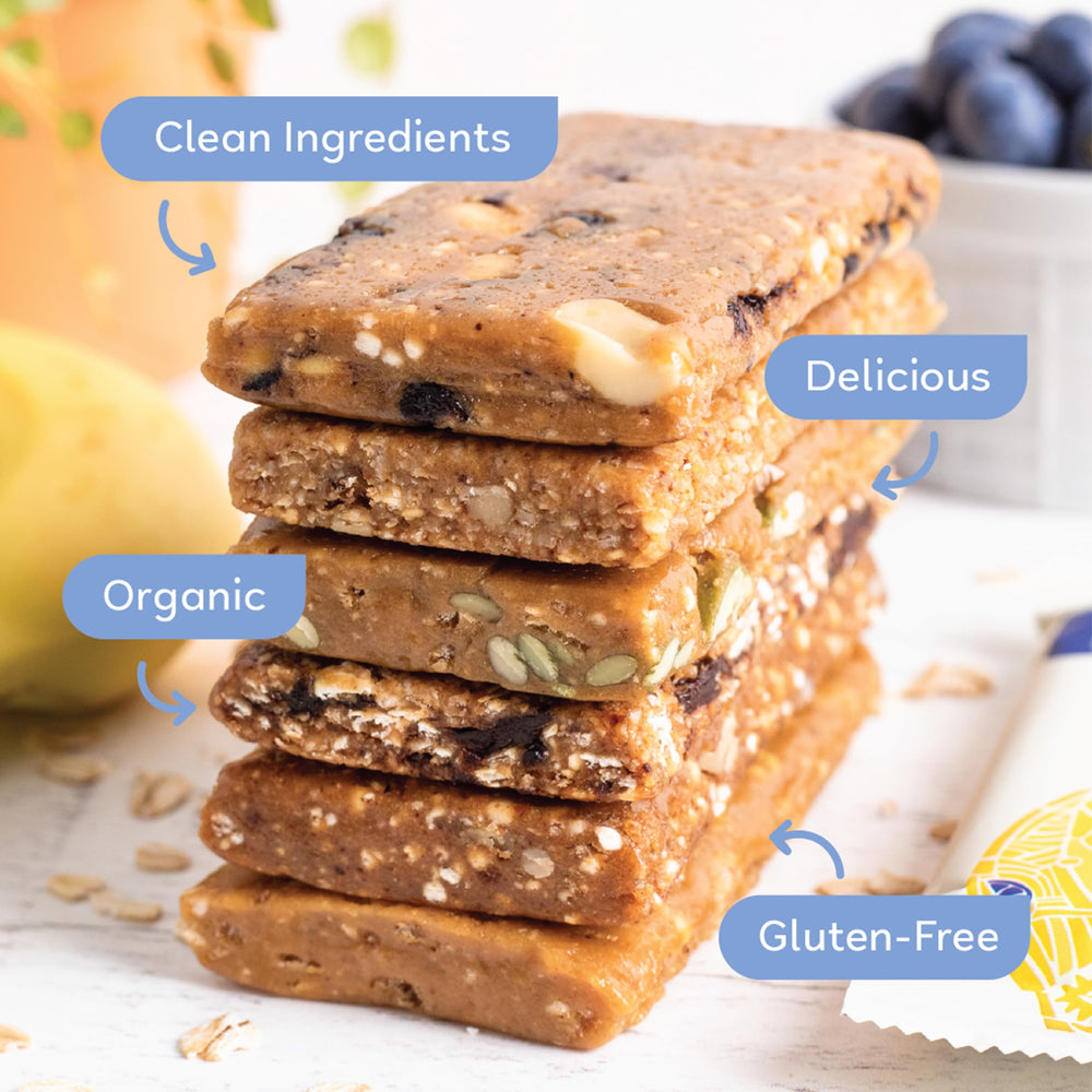 GoMacro Breakfast Bar Blueberry Cashew Butter delivers plant-based protein on the go