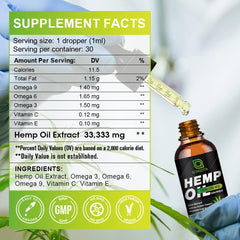 GONGOTA hemp oil dropper dispensing a precise dose for calm moments