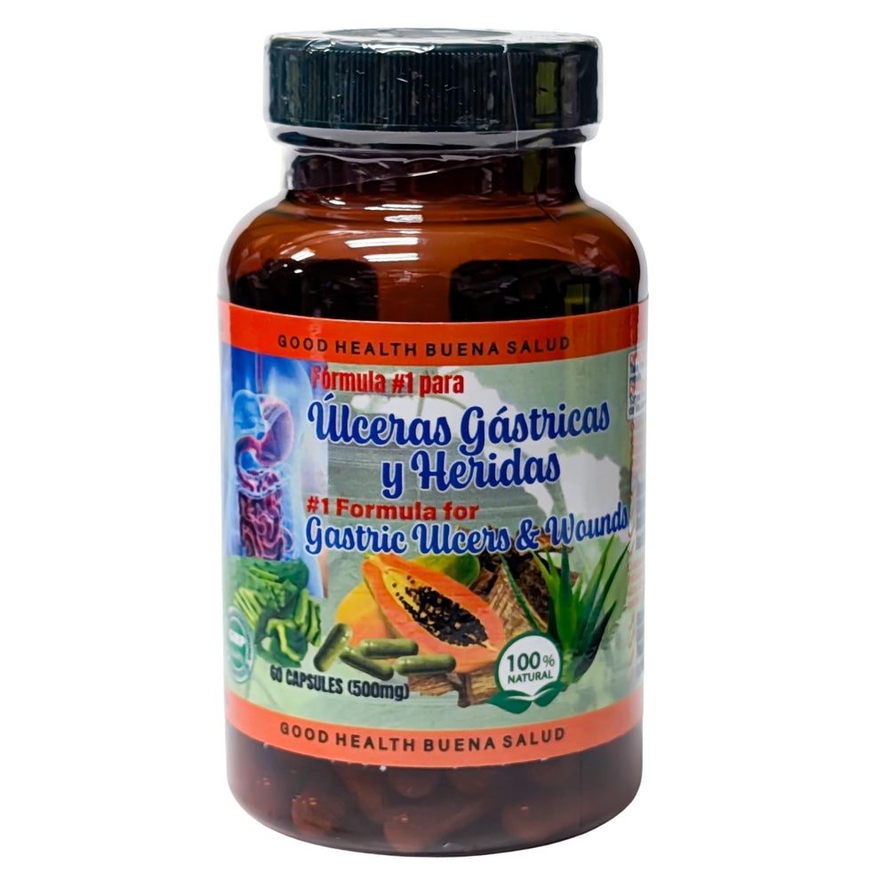Good Health Buena Salud Cuachalalate bottle balance promotes natural digestive comfort.
