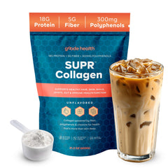 Goode Health SUPR Collagen powder packaging for daily nutrition.