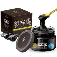 GoodLiving Himalayan Shilajit Resin jar shows premium purity for daily energy support.