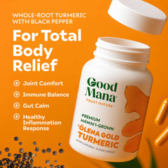 Good Mana Olena Gold black pepper illustration suggests absorption support.