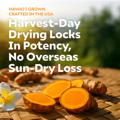Good Mana Olena Gold Hawaii-grown origin signals natural sourcing.
