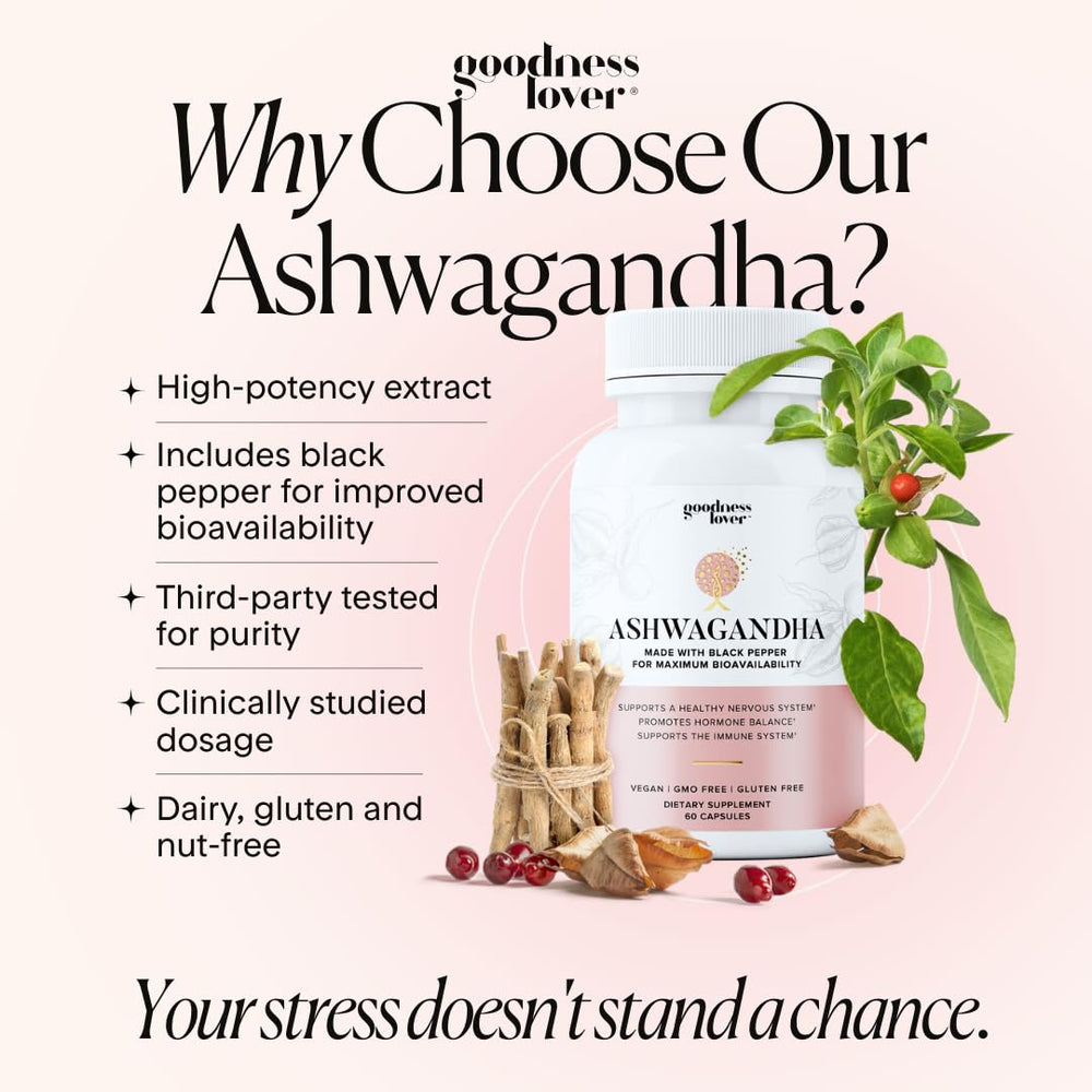 Night-time routine with Goodness Lover Ashwagandha for calmer evenings