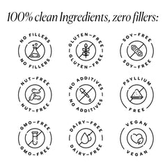 Goodness Lover Better Gut ingredients prebiotic focus featured on the label.