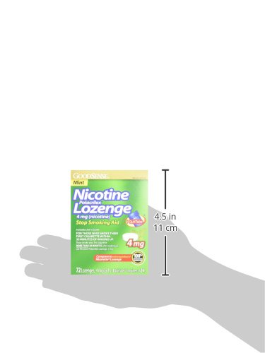 72-count bottle of GoodSense lozenges for ongoing craving support.