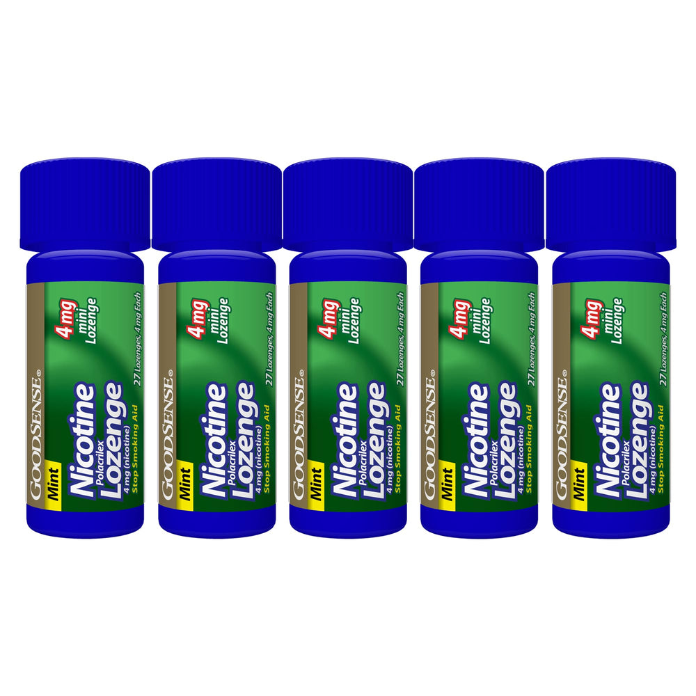 GoodSense lozenge package in hand, portable support during moments of urge.