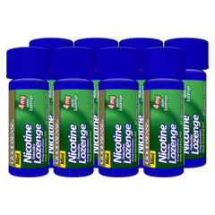GoodSense Mini Nicotine Lozenge 216-count bottle shown on shelf for extended quit support.