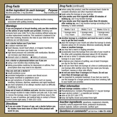 GoodSense nicotine lozenge mint carton display emphasizes 72 count supply.