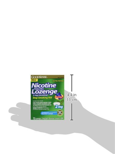 GoodSense nicotine lozenge mint foil blister image underscores convenient, discreet use.