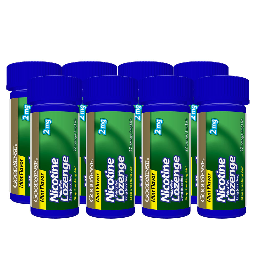 Gluten-free GoodSense lozenge packaging supports dietary considerations.