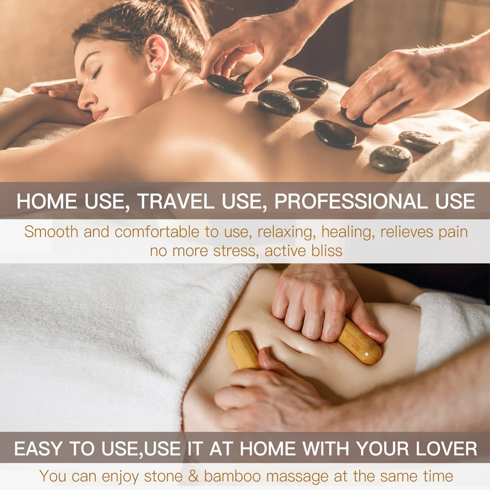 Goodtar home-relaxation session with heat therapy for stress relief.