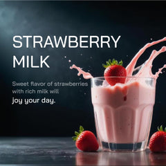 GOPOWER whey protein strawberry milk delight scoop demonstrates easy mixing and daily protein