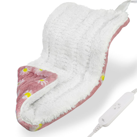 GOQO TOMO heating pad showing 12x24 back coverage for targeted warmth.