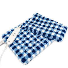 GOQO TOMO full weighted heating pad back view with 12x24 inches for deep warmth