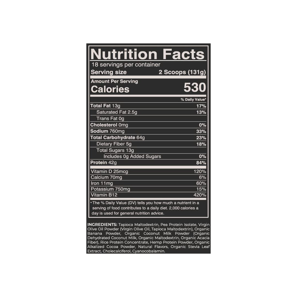 Gorilla Gulps olive oil powder visual emphasizes healthy fats for energy.