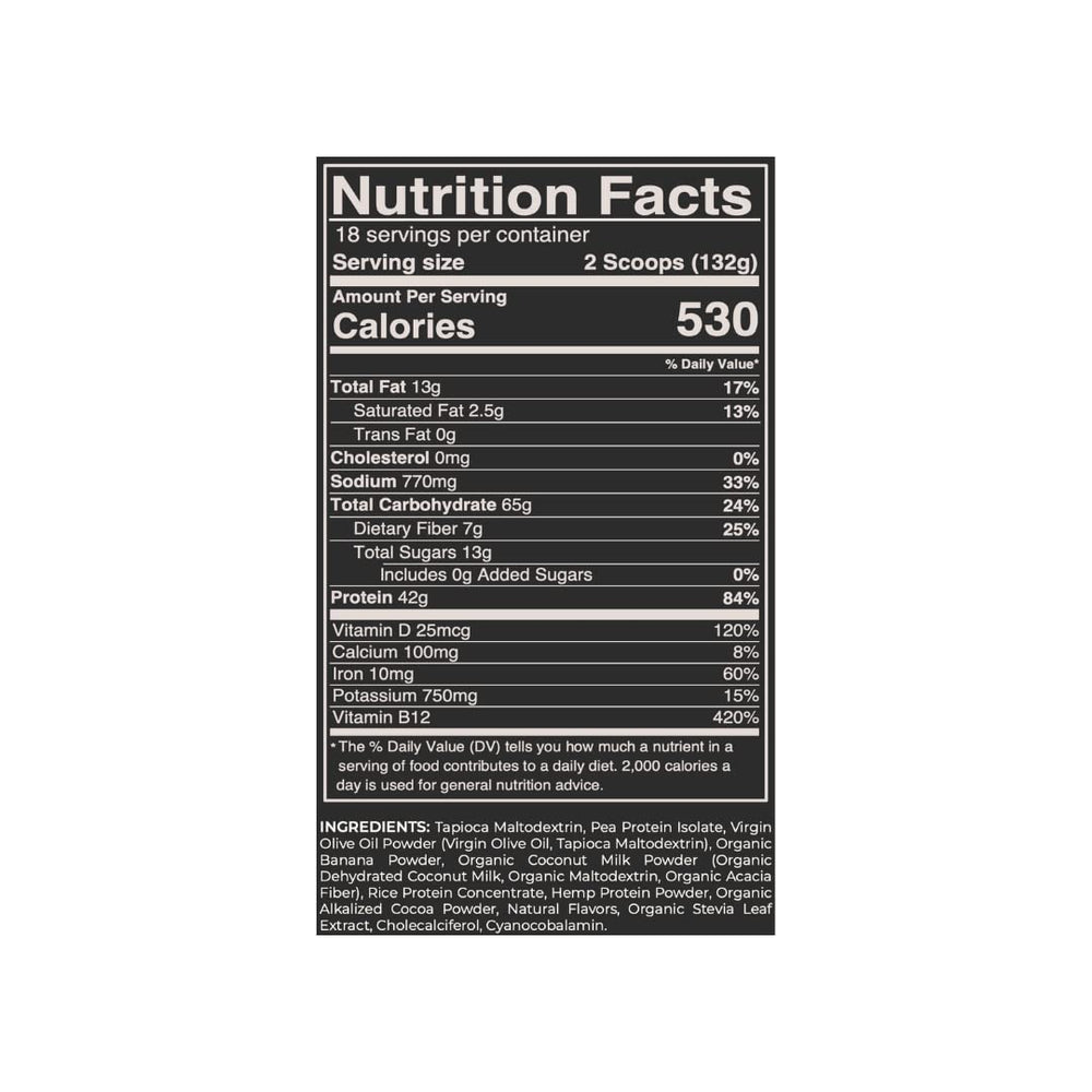 Virgin olive oil powder adds healthy fats to Gorilla Gulps protein mix.