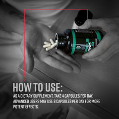 Gorilla Mind Calm packaging on desk emphasizing active recovery and calm.